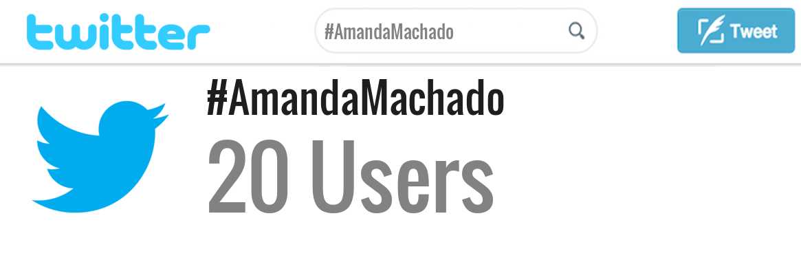 Amanda Machado twitter account