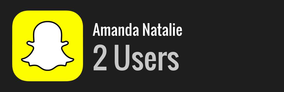 Amanda Natalie snapchat