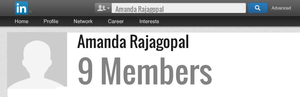 Amanda Rajagopal linkedin profile