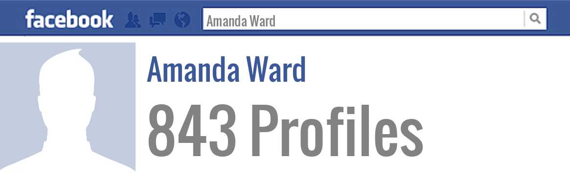 Amanda Ward facebook profiles
