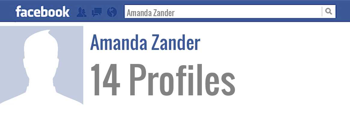 Amanda Zander facebook profiles