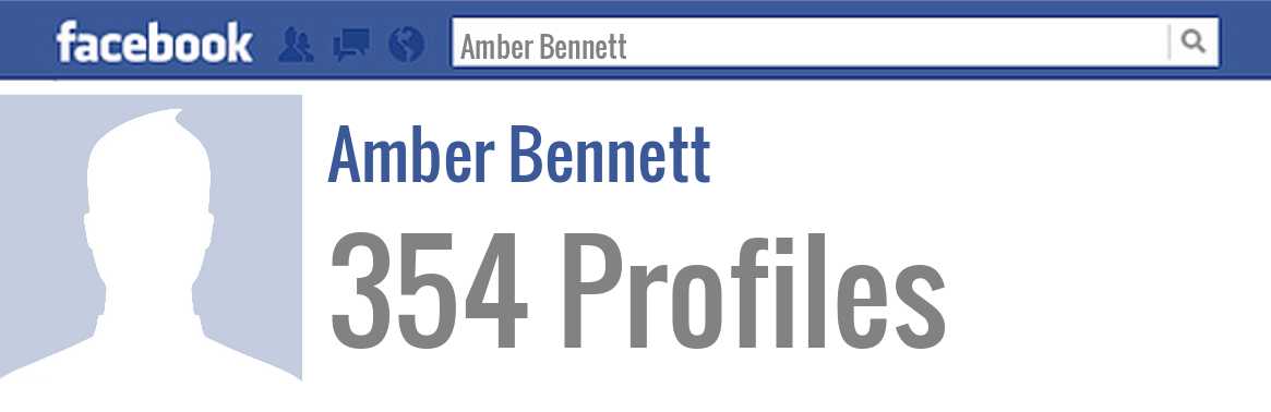 Amber Bennett facebook profiles