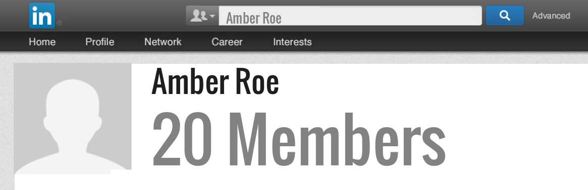 Amber Roe linkedin profile