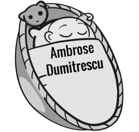 Ambrose Dumitrescu sleeping baby