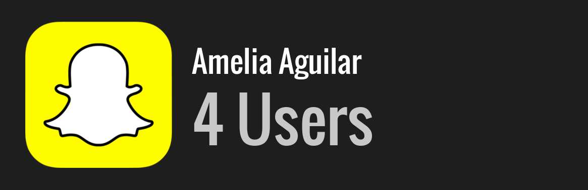 Amelia Aguilar snapchat