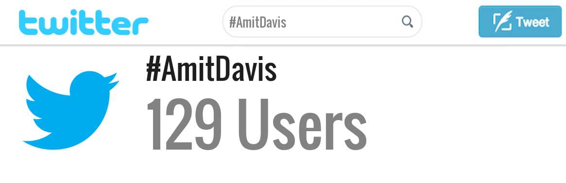Amit Davis twitter account