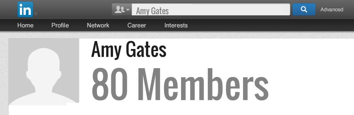 Amy Gates linkedin profile
