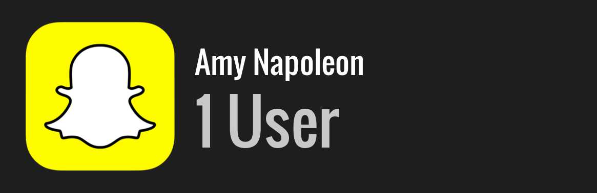 Amy Napoleon snapchat