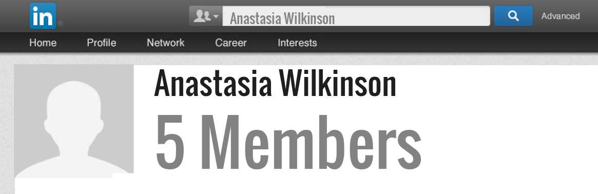 Anastasia Wilkinson linkedin profile