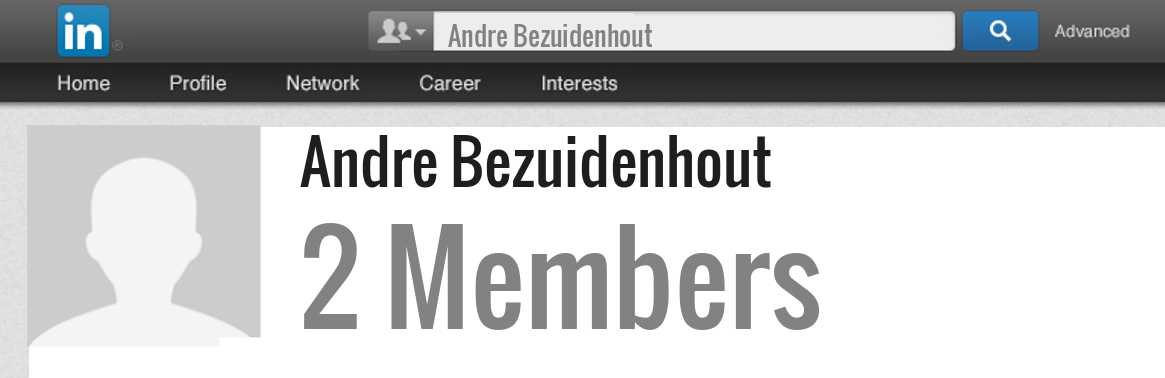 Andre Bezuidenhout linkedin profile