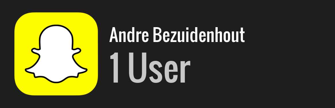 Andre Bezuidenhout snapchat