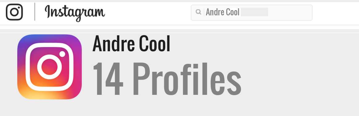 Andre Cool instagram account