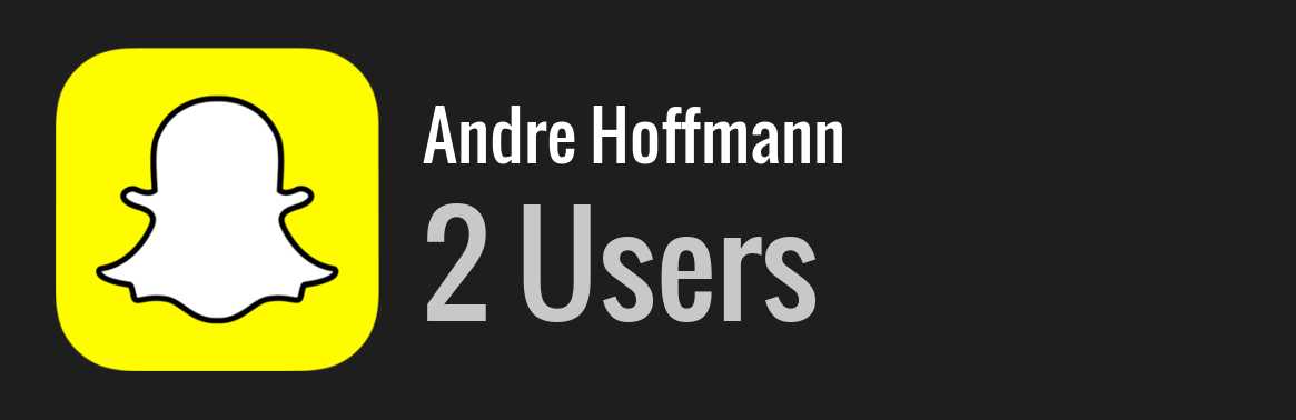 Andre Hoffmann snapchat