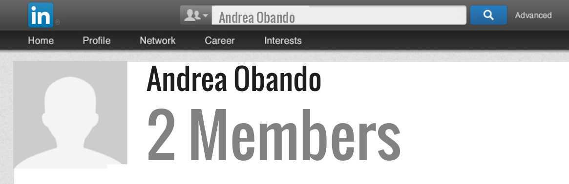 Andrea Obando linkedin profile