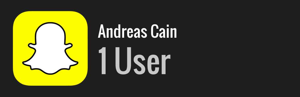 Andreas Cain snapchat