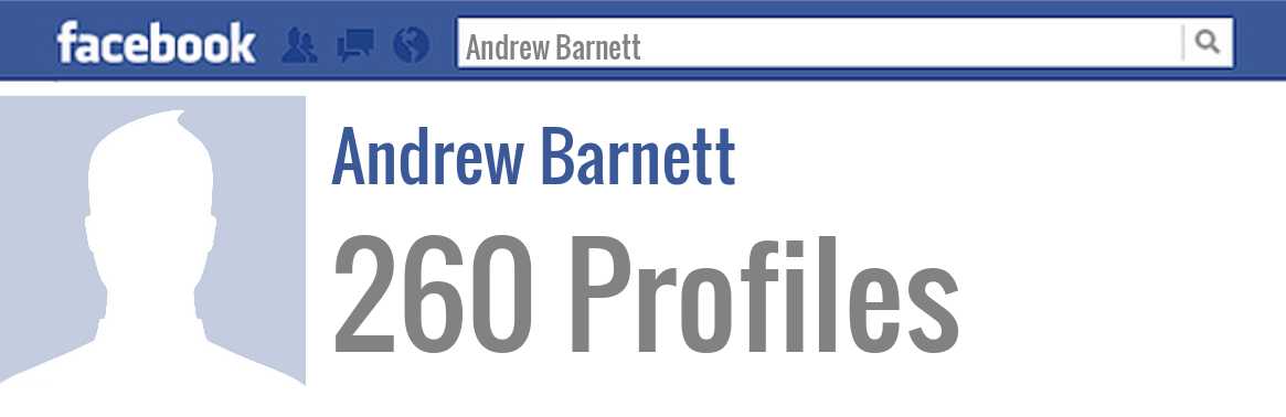 Andrew Barnett facebook profiles