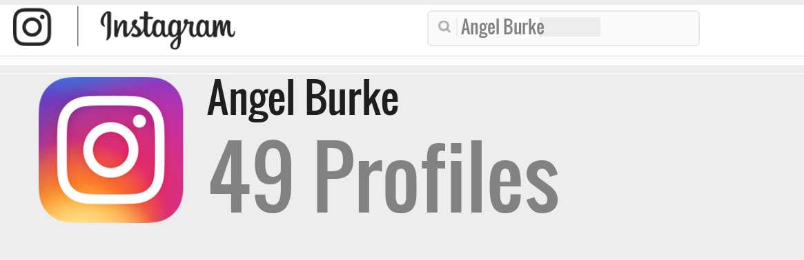 Angel Burke instagram account