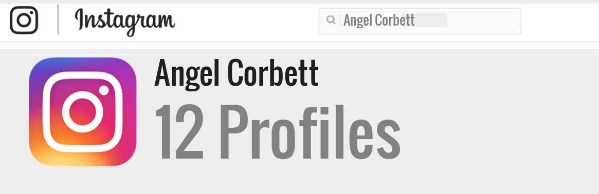 Angel Corbett instagram account