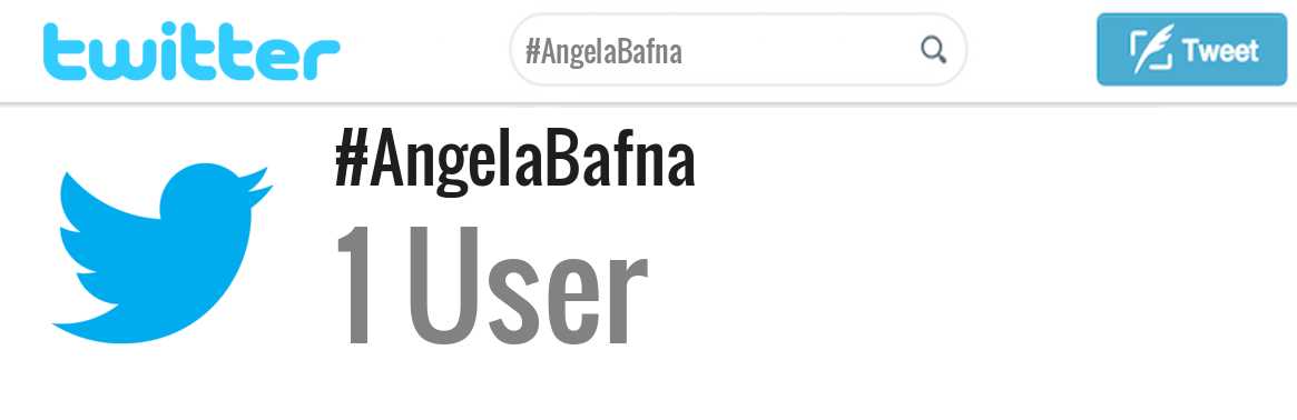 Angela Bafna twitter account
