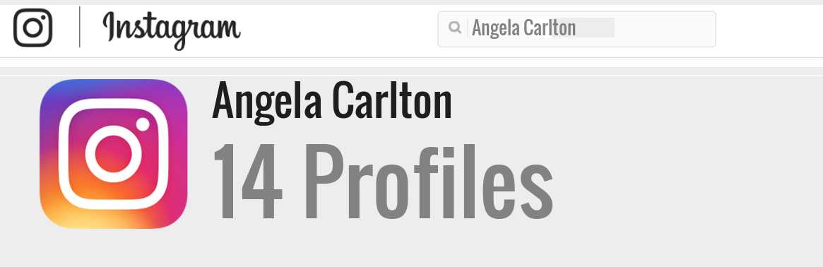 Angela Carlton instagram account