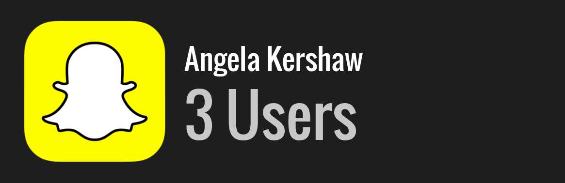 Angela Kershaw snapchat
