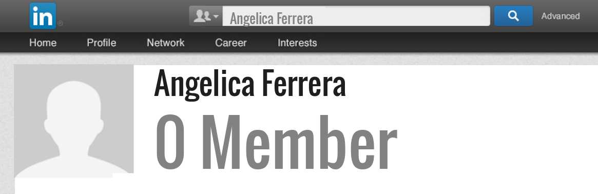 Angelica Ferrera linkedin profile