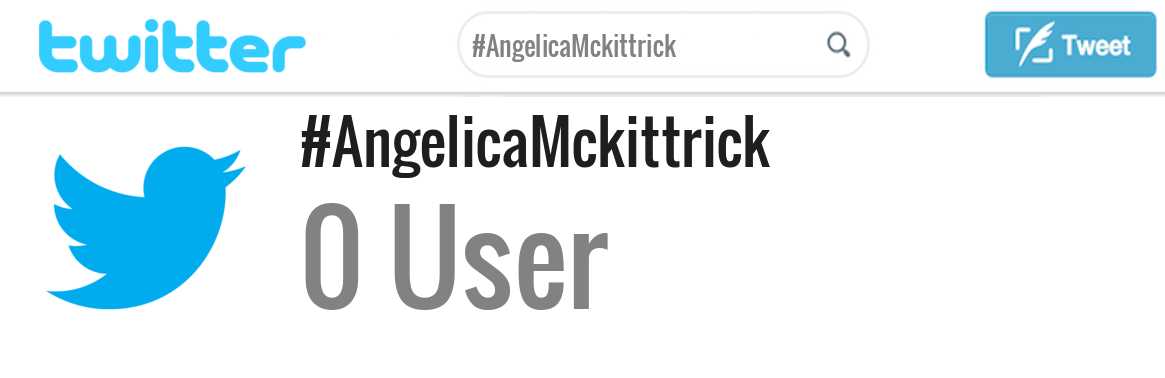 Angelica Mckittrick twitter account