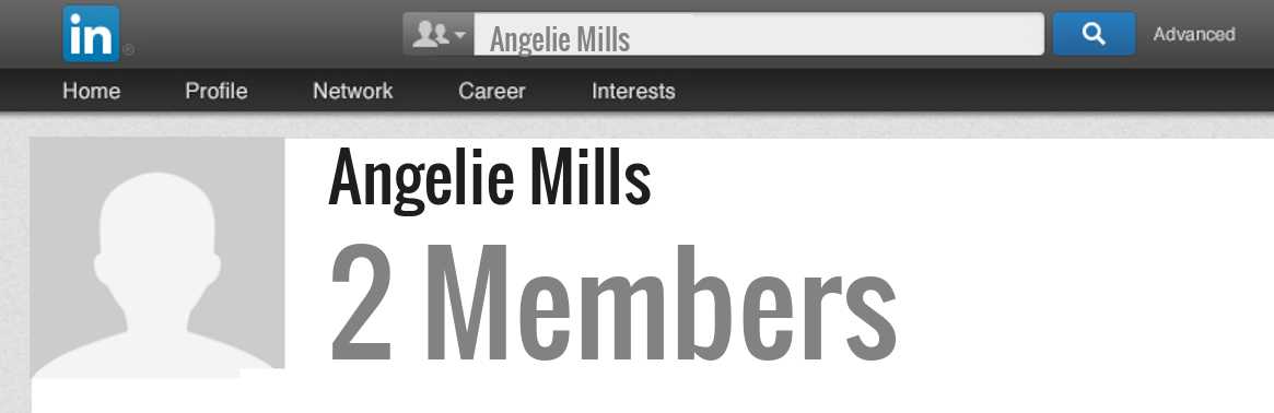 Angelie Mills linkedin profile