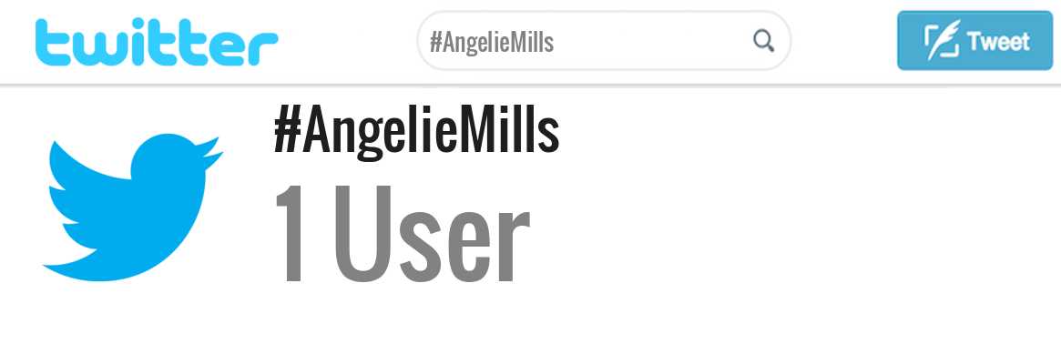 Angelie Mills twitter account
