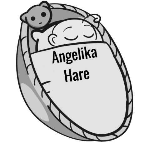 Angelika Hare sleeping baby