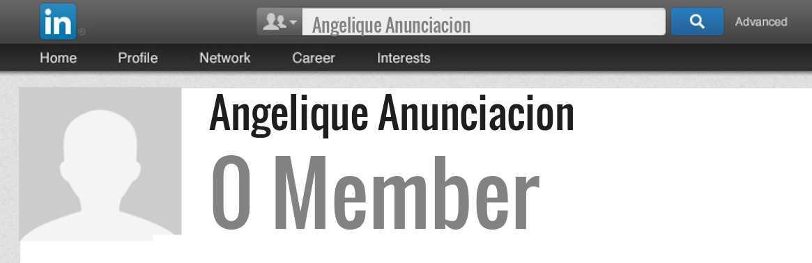 Angelique Anunciacion linkedin profile