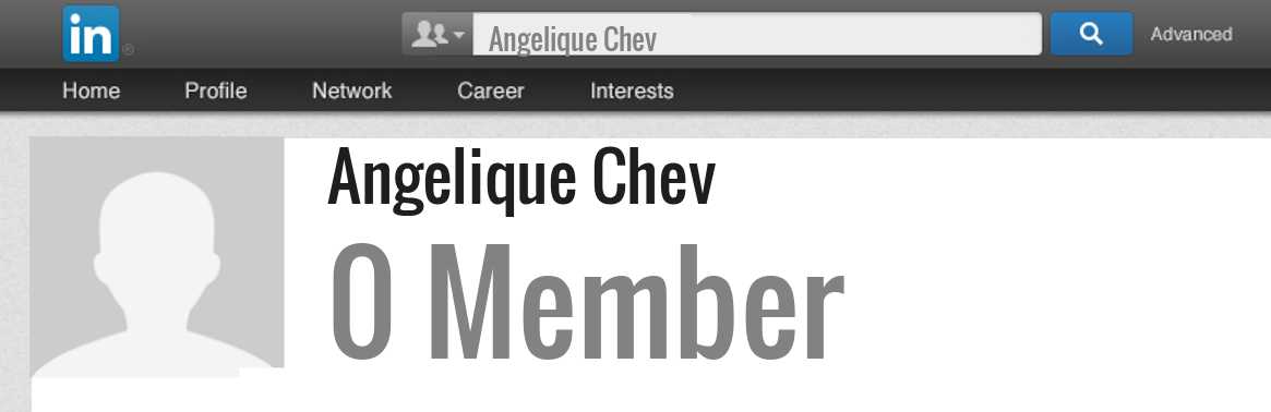 Angelique Chev linkedin profile