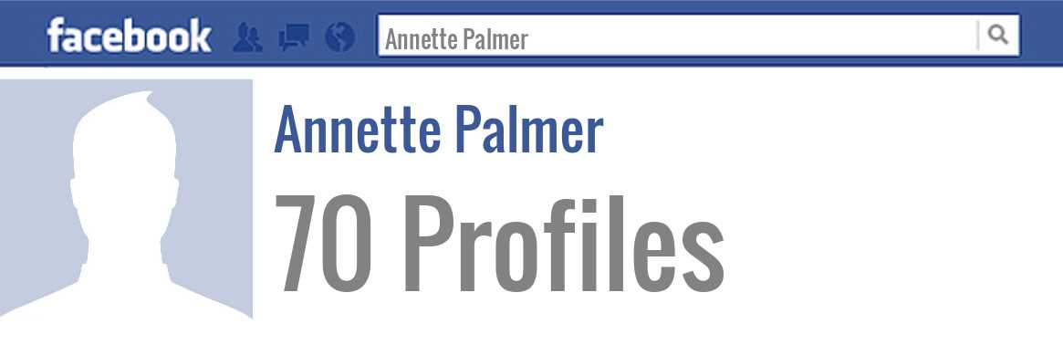 Annette Palmer facebook profiles