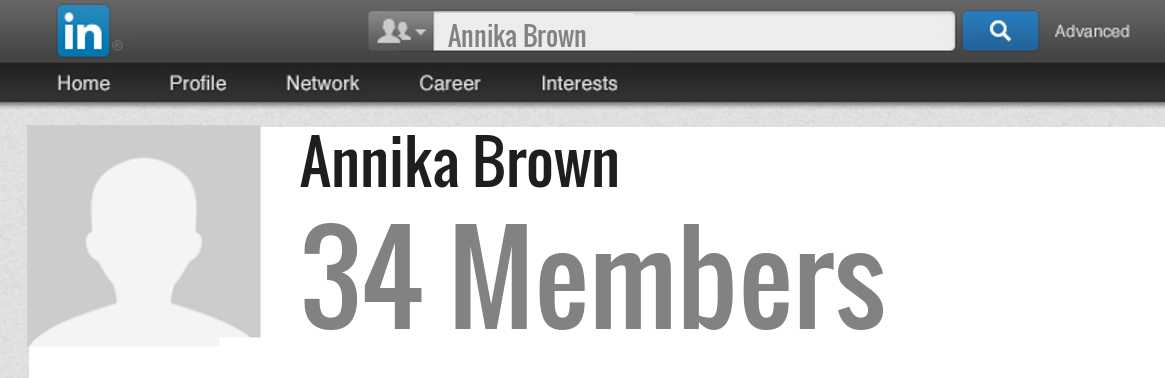 Annika Brown linkedin profile