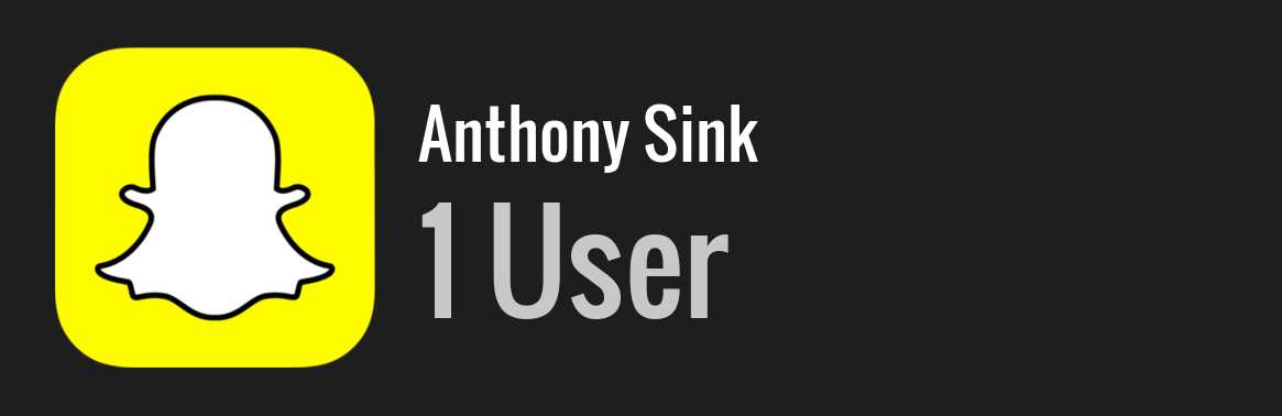 Anthony Sink snapchat