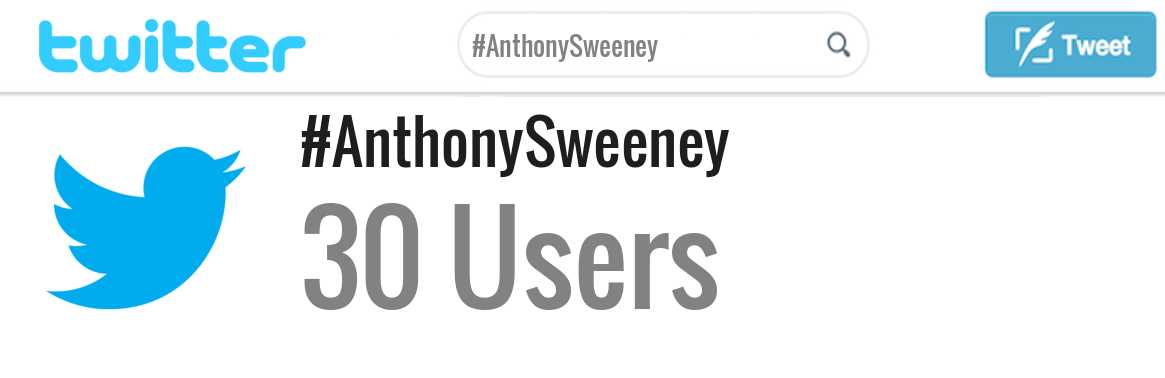 Anthony Sweeney twitter account