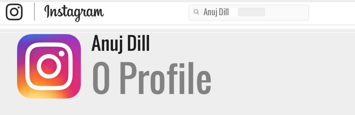 Anuj Dill instagram account