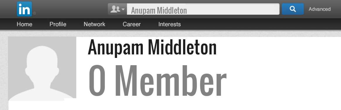 Anupam Middleton linkedin profile