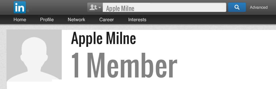Apple Milne linkedin profile