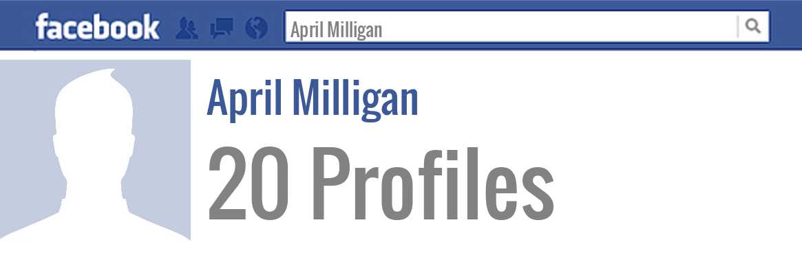April Milligan facebook profiles