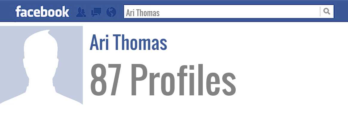 Ari Thomas facebook profiles
