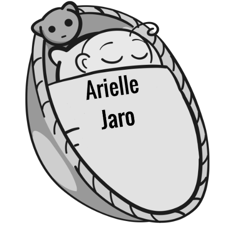 Arielle Jaro sleeping baby