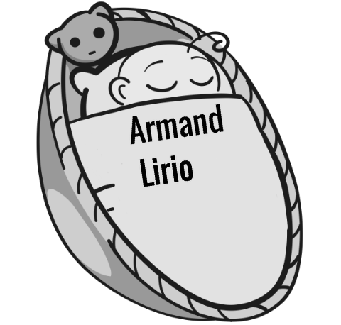 Armand Lirio sleeping baby