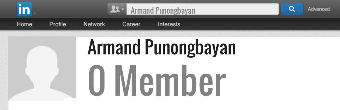 Armand Punongbayan linkedin profile