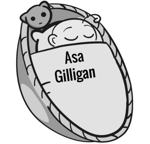 Asa Gilligan sleeping baby