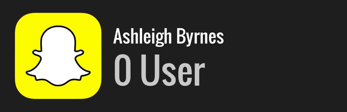 Ashleigh Byrnes snapchat