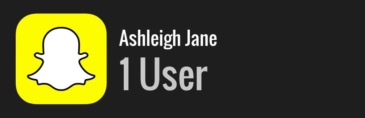 Ashleigh Jane snapchat