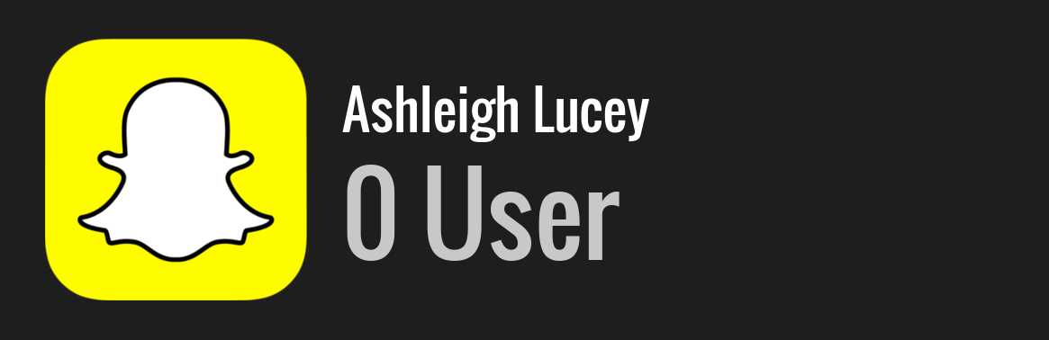 Ashleigh Lucey snapchat