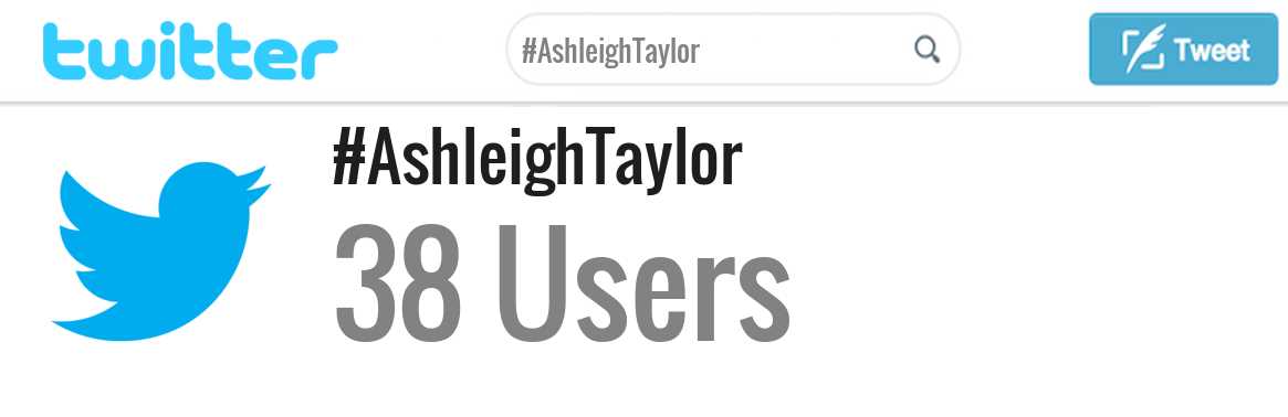 Ashleigh Taylor twitter account