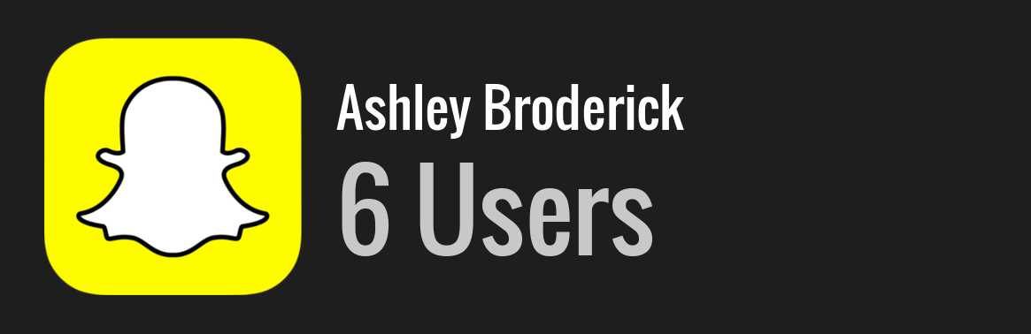 Ashley Broderick snapchat